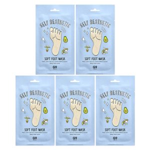 מסכת כף רגל רכה G9skin - 5 מסכות - טיפוח עצמי