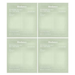 מסכת פנים Biodance - אצות ים מרעננות - 4 יחידות