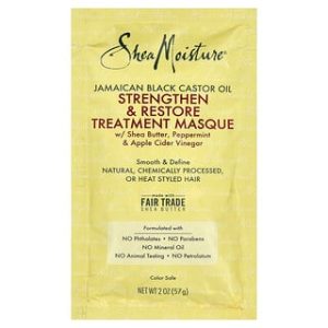 מסכת שיער SheaMoisture - שמן קיק שחור - לחיזוק