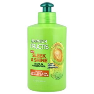 מרכך לשיער Fructis Sleek & Shine ללא שטיפה - Garnier