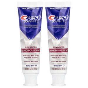 משחת שיניים Crest 3D White הלבנה במיוחד - 2 יח'