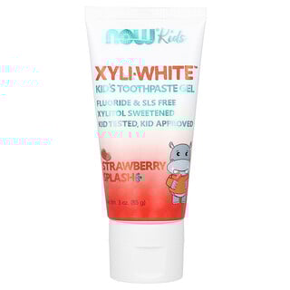 משחת שיניים לילדים XyliWhite - תות - NOW Foods