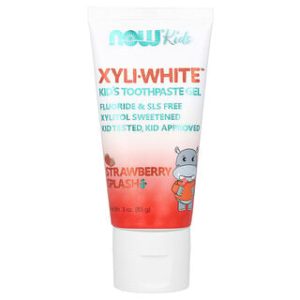 משחת שיניים לילדים XyliWhite - תות - NOW Foods