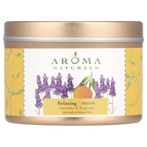 נר ריחני - לבנדר ותפוז - Aroma Naturals 79 גרם