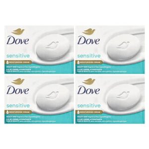 סבון דאב ללא ריח לעור רגיש - 4 יחידות