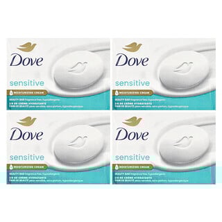 סבון דאב ללא ריח לעור רגיש - 4 יחידות