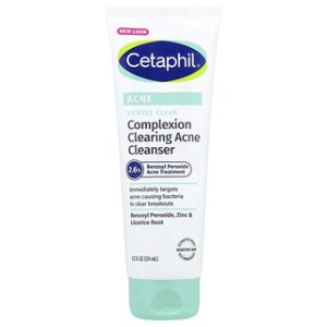 סבון פנים Cetaphil Gentle Clear לניקוי אקנה - 124 מ"ל