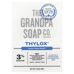 סבון פנים וגוף טיפול באקנה Thylox - The Grandpa Soap