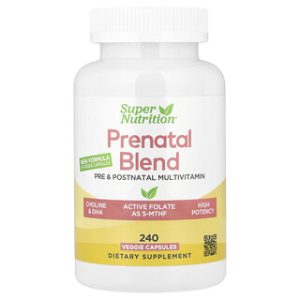 סופר תזונה - פרנטל מולטי ויטמין עם סופר גרינס 240 כמוסות