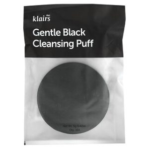 ספוג ניקוי לפנים Gentle Black Cleansing Puff - Klairs