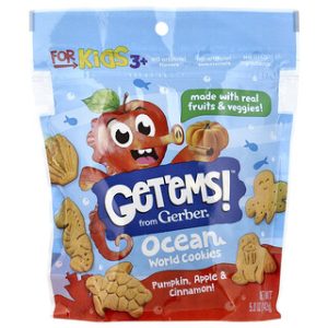 עוגיות Gerber Ocean World - לילדים 3+ בטעם דלעת תפוח