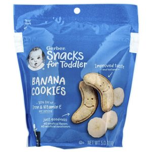עוגיות בננה לתינוקות Gerber - 12+ חודשים