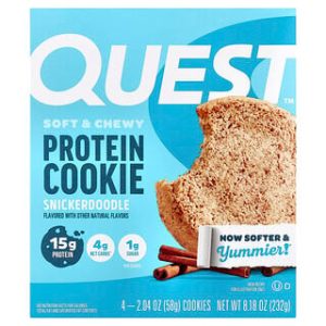 עוגיות חלבון סניקרדודל - Quest Nutrition - 4 יחידות