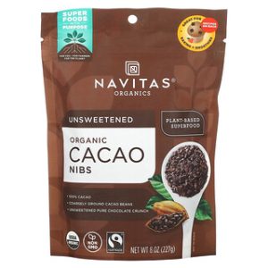 פולי קקאו אורגני לא מסוכר - Navitas Organics 227 גרם