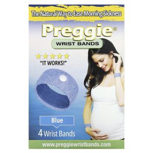 צמידי הקלה לבחילות Preggie- כחול- 4 יחידות