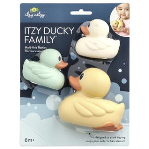 צעצועי אמבטיה לתינוקות, Itzy Ritzy Ducky Family 3 יח׳