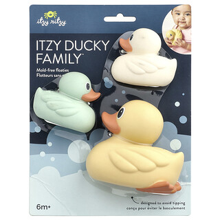 צעצועי אמבטיה לתינוקות, Itzy Ritzy Ducky Family 3 יח׳