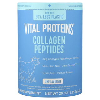 קולגן פפטידים Vital Proteins- ללא טעם- 567 גרם