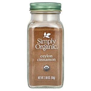 קינמון ציילוני אורגני Simply Organic - 59 גרם