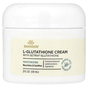 קרם L-Glutathione עם Setria® - סוואנסון 59 מ"ל
