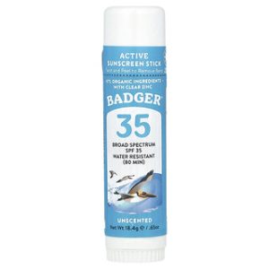קרם הגנה Badger - סטיק ללא ריח SPF 35 - 18.4 גרם