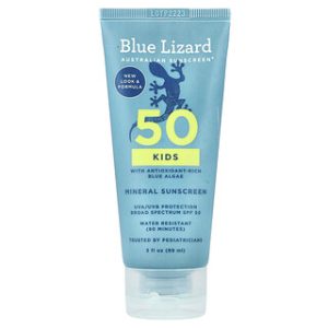 קרם הגנה לילדים מינרלי SPF 50 - Blue Lizard