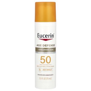 קרם הגנה לפנים Eucerin Age Defense SPF 50