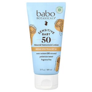 קרם הגנה לתינוק - Babo Botanicals SPF 50 ללא ריח