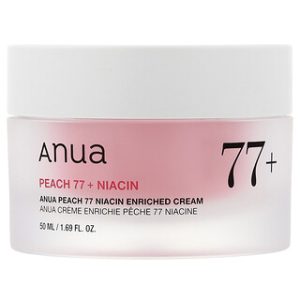 קרם לחות אפרסק Anua - מועשר בניאצינמיד 50 מ"ל