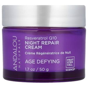 קרם לילה ריסברטרול Q10 - Andalou Naturals - 50 גרם