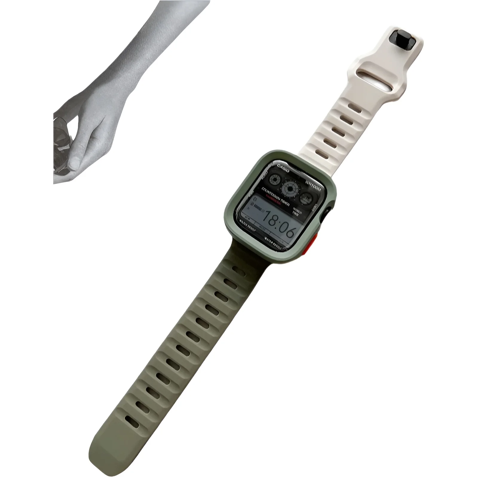 רצועות Apple Watch - כיסוי ורצועה מסיליקון