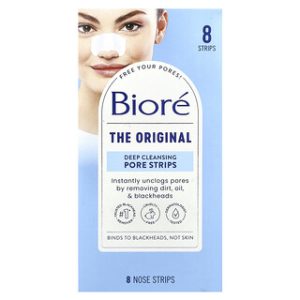 רצועות אף Biore - ניקוי עמוק נקודות שחורות - 8 יח׳