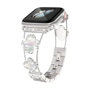 רצועת Apple Watch Ultra2 נשים - תלתן יהלומים