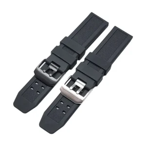 רצועת שעון סיליקון Luminox 7251,3050 - 23 מ"מ שחור