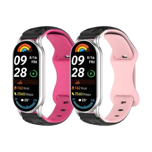 רצועת שעון סיליקון Xiaomi Band 9 NFC - פרח 3D