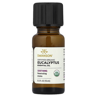 שמן אקליפטוס אורגני Swanson - 15 מ"ל - טהור ומאושר