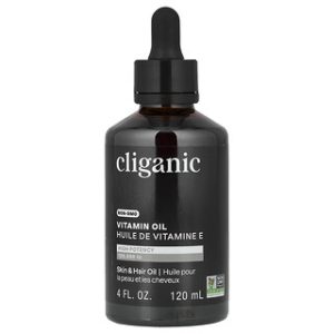 שמן ויטמין E טבעי לפנים Cliganic - 120 מ"ל