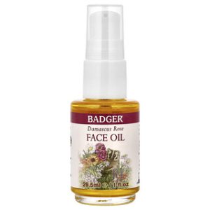 שמן פנים ורד מדמשק - לעור יבש ורגיש - Badger