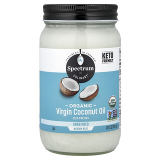 שמן קוקוס אורגני כתית מעולה Spectrum - 414 מ"ל