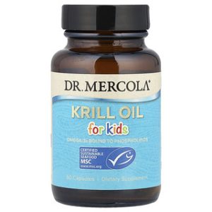 שמן קריל לילדים Dr. Mercola - 60 כמוסות