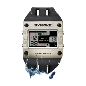 שעון דיגיטלי ספורט גברים SYNOKE עמיד למים