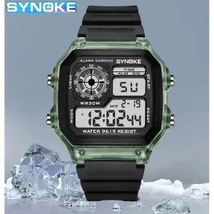 שעון יד דיגיטלי ספורט SYNOKE עמיד למים - ריצה
