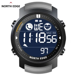 שעון יד דיגיטלי צבאי - NORTH EDGE ספורט ריצה