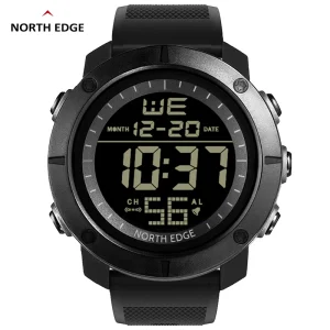 שעון צבאי דיגיטלי לגבר NORTH EDGE עמיד למים
