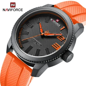 שעון צלילה NAVIFORCE לגבר- רצועת סיליקון עמידה