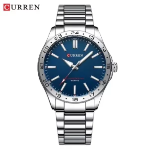 שעון קוורץ גברים CURREN 8452- עמיד למים ואופנתי