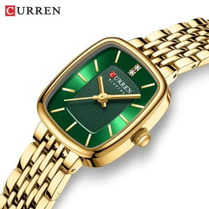 שעון קוורץ נשים CURREN 9093 - אלגנטי זהב עמיד במים
