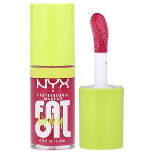 שפתון NYX Fat Oil Missed Call - שפתון לחותי ומבריק