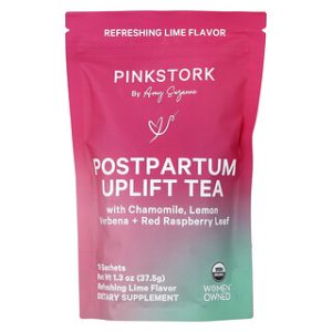 תה Postpartum Uplift Pink Stork - ליים מרענן - 15 שקיקים
