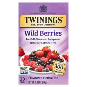 תה צמחים בטעמים - Twinings פירות יער - ללא קפאין